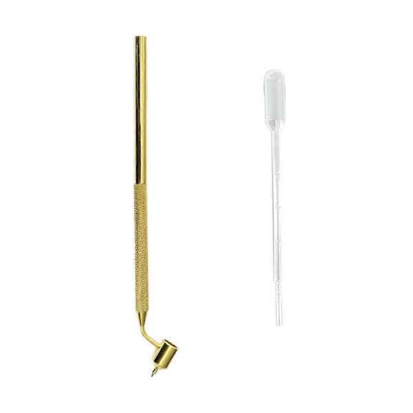 0,7 mm snedställd finlinjemålningspenna Fluid Writer Pen Aluminium
