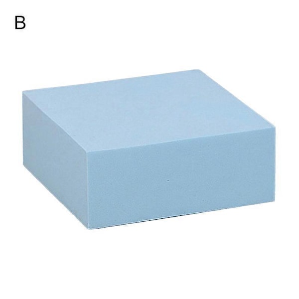 Fotografering Display Rekvisita Geometrisk Stereo Vackra Flerfärger Lätt att Rengöra Fotograferingsbord Kub för Foton Light Blue B