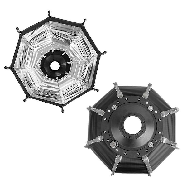 Octagon Paraply Softbox + Honeycomb Grid Utomhusblixt SoftBox