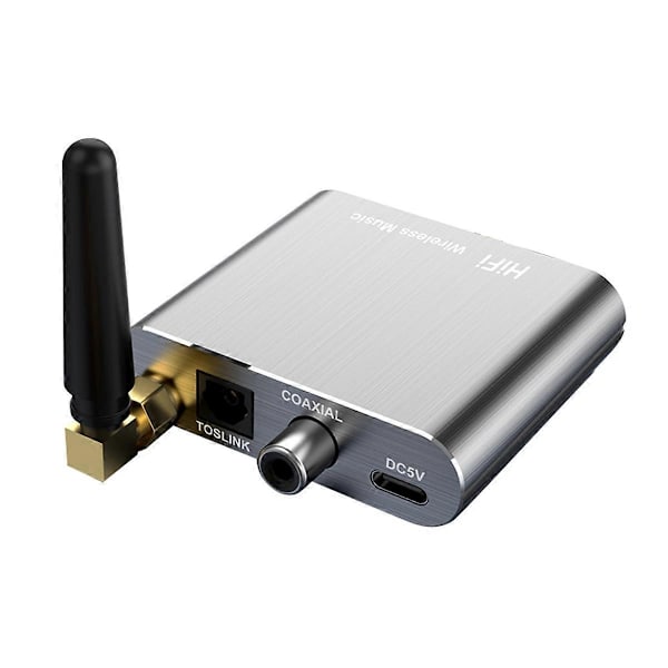 Bluetooth-ljudadapter med AptX-HD Toslink/Koaxialutgång
