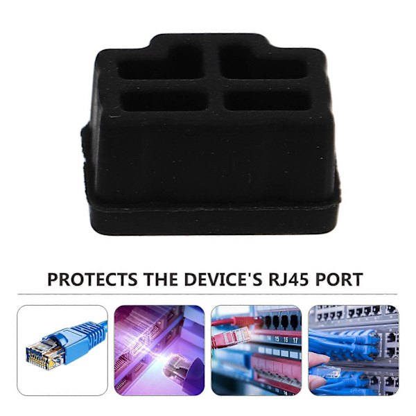 50 st Laptop Skydd Usb Anti Plug Silikon Port Lock Laptop Port Propp Nätverksskydd