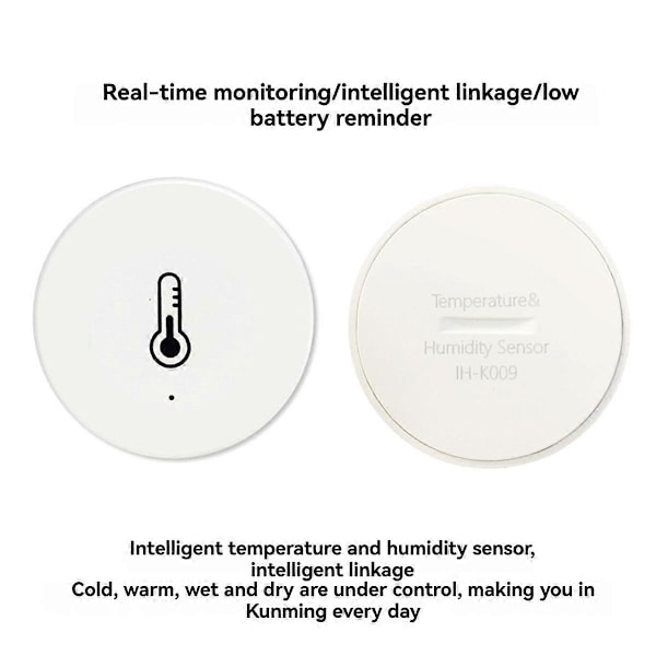 Tuya Zigbee Temperatur- och Fuktighetssensor Röststyrning