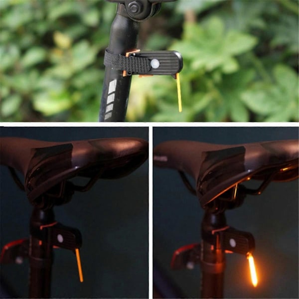 USB Uppladdningsbart Cykelljus Set Cykel Bakljus D