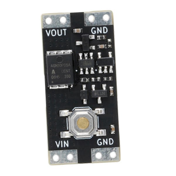 1 st Enkel Bond Knapp Bistabil Strömställarmodul 4.5-26V 1.3UA Last 10A