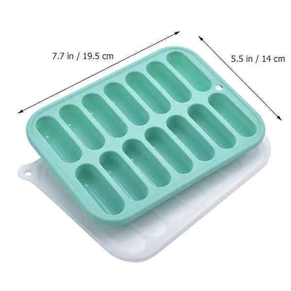 1 stk. Silikon Isbitbrett Isboks Pølse DIY Bakeform Bakeutstyr