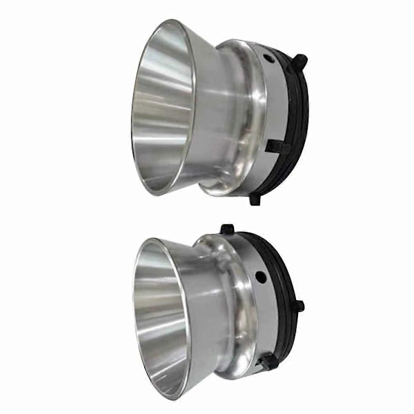 1 par 1/4 tum 10 tums navadapter för Studer ReVox, Silver