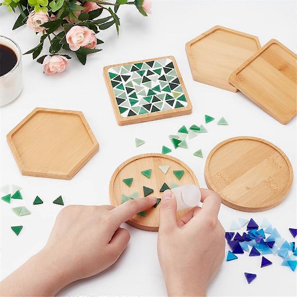 Mosaikunderlägg Tillverkningskit för DIY Mosaikunderlägg Hantverkskit