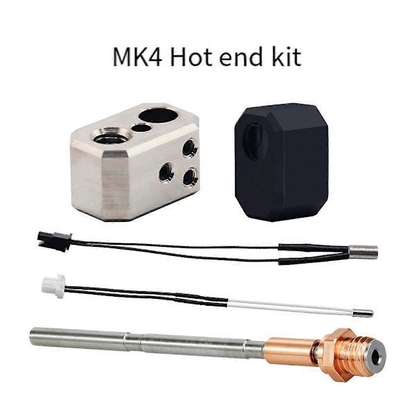 För Prusa i3 MK4 Extruder Hotend Värmeblock 24V Värmestav Kit