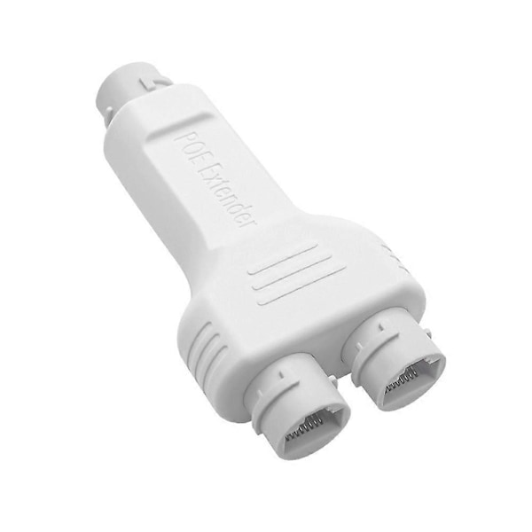 2 Port 1 in 2 ut Vattentät POE Förlängare 10/100Mbps Utomhus 30W