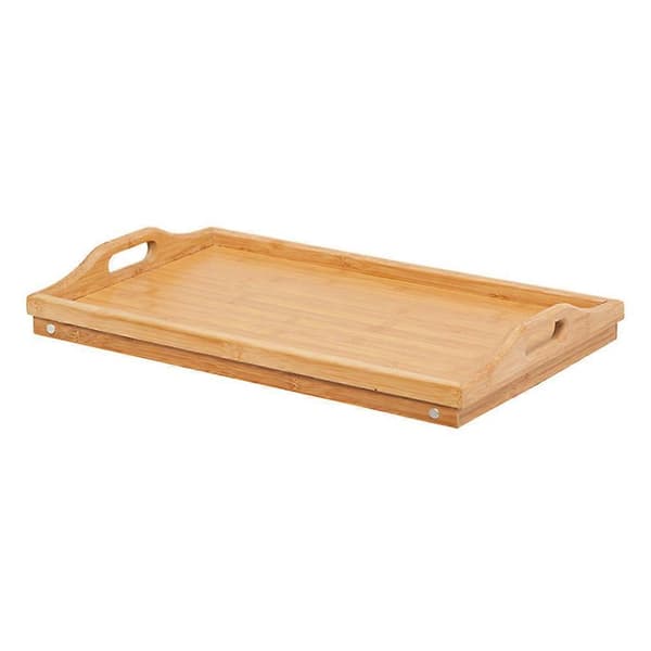 Vikbart Bambuskrivbord Säng Laptopställ Vikbart Bord Frukostbricka