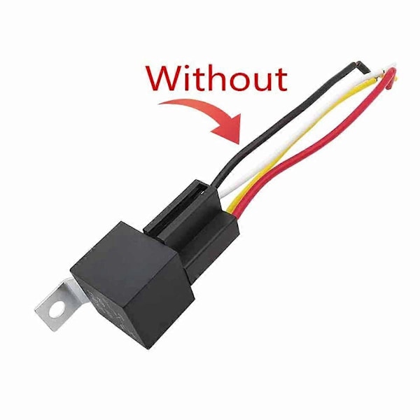 1 st Förstärkarrelä 4 stift 12V 40A för bilreläer