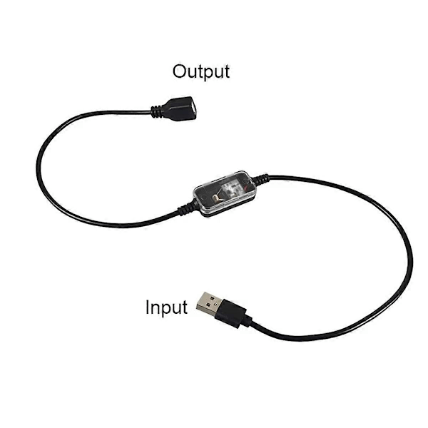 Lyssensor DC 5V 12V USB Ledning Nat Auto-tænd Lyssensorkabel