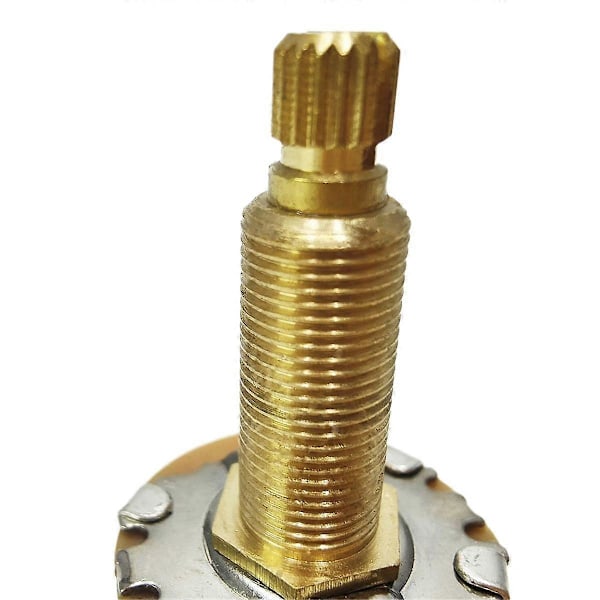 Potentiometer Splined Liten Pot Elgitarr Bas Effektförstärkare Ton Volym 28mm A500K