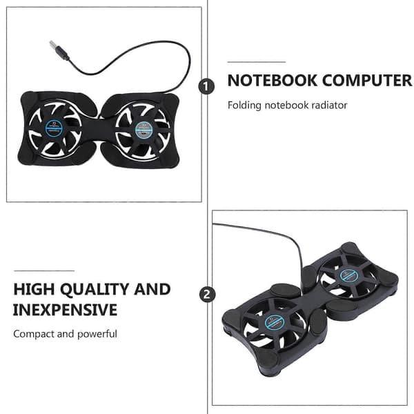 Computer Fans Notebook Køleblæser USB Blæser Lednings Laptop Kølebakke Computer Køleblæser