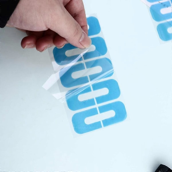 Nagellack Schablon Tejp Avdragbar Självhäftande Manikyr Spillfri Förpackning U Form Skyddstejp För Nagelmålning Gradation Prägling