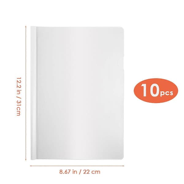 Plastmappe Arkivmapper Transparent Organizer Perm Dokumentorganisator Transparent Mappe