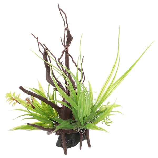 Akvarium Konstgjord Växt Dekorativt Akvarium Vattenväxt Trädgren Landskapsprydnad