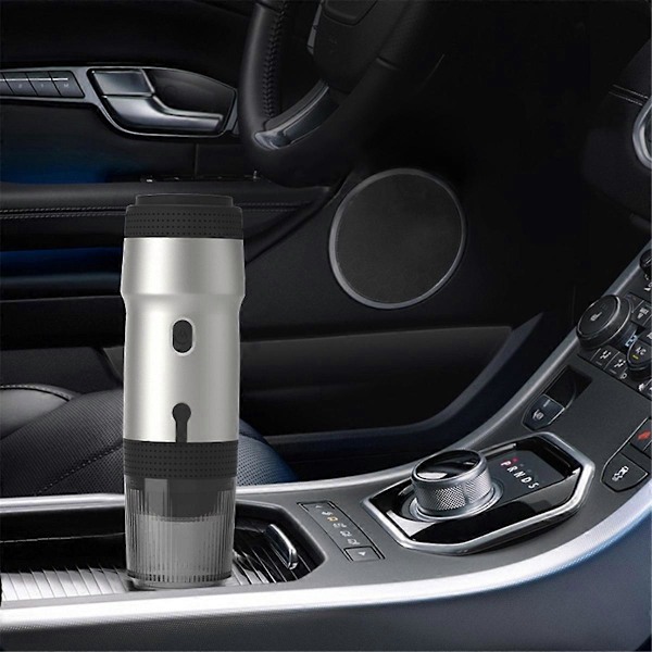 Automatisk Espressokapselmaskin, Portabel USB, Silver