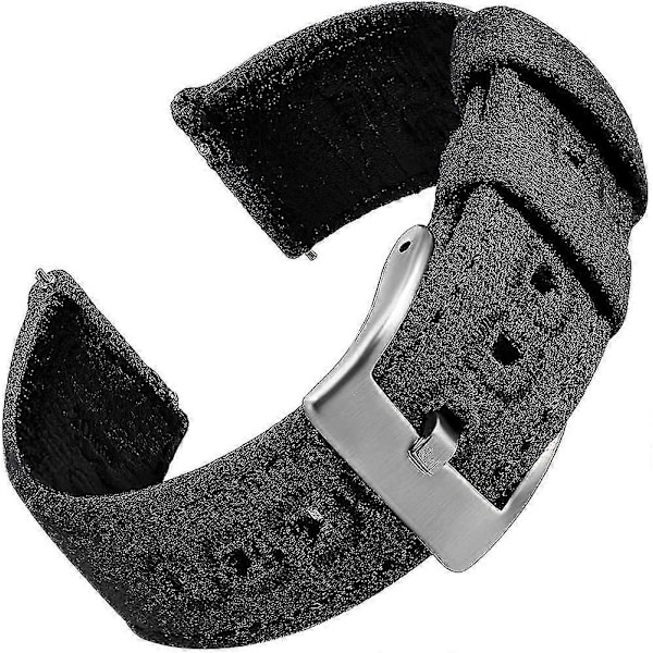 Klockarmband i canvasläder för män, canvasarmband med snabbkoppling, fler färger