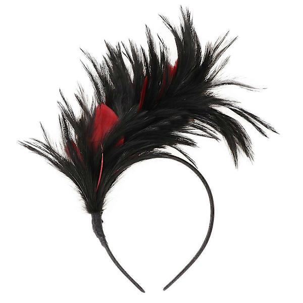 Fascinator Hår Fjær Hodebånd Performance Hårbånd Maskerade Hodeplagg