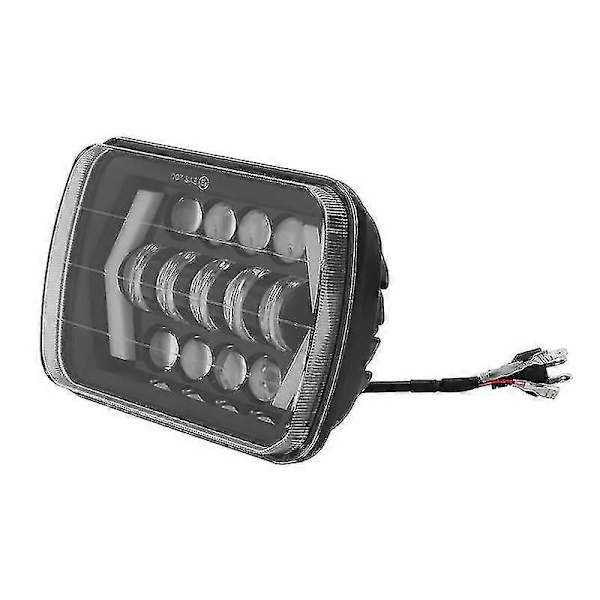 7x6 Tum Halo Led Strålkastare, 5x7 Tum Fyrkantig Led Strålkastare Med-pil Ängelögon Drl Blinkers