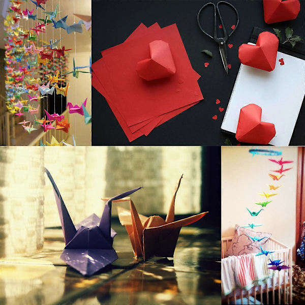 50 ark livfulla färger enkelsidig origamipapper fyrkantigt ark för konst- och hantverksprojekt 10 * 10 cm