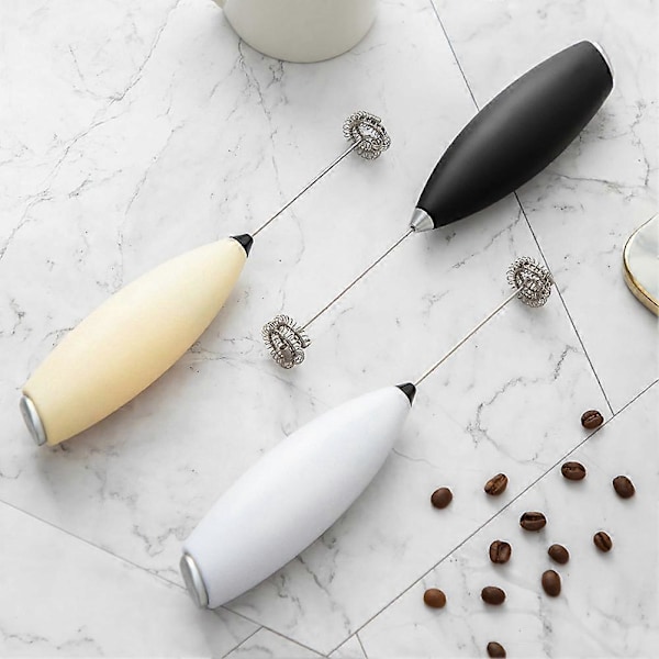 Elektrisk Äggvisp Mjölkskummare Trådlös Handhållen Kaffe Cappuccino Skummare Hushålls Mini Visp Mixer Khakifärg