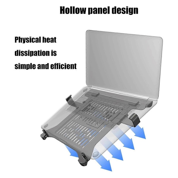 -2 Laptopfäste Bricka Laptop Hållare Armfäste Ventilerad Notebook Bricka