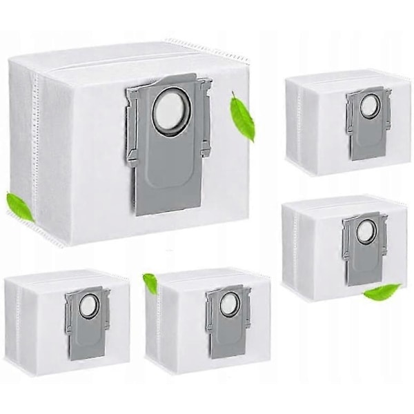 Syntetisk dammsugarpåse för Xiaomi Roborock Q5 Q6 Q8 S7 S8 Pro Max Maxv Ultra 5 st.