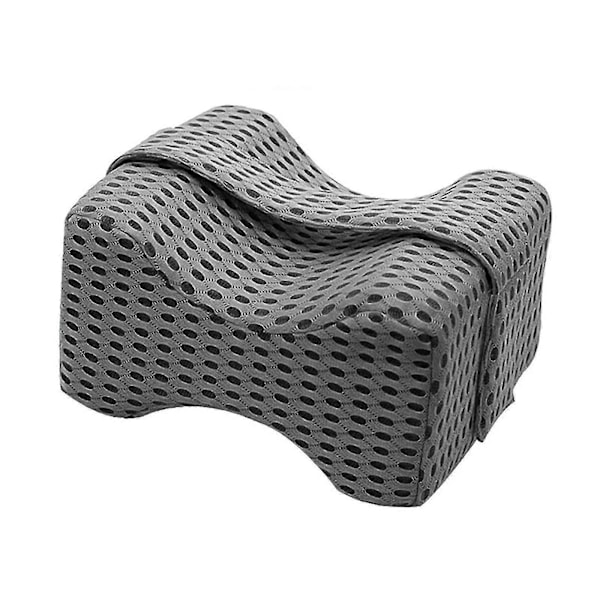 Ergonominen Muistivaahtotyyny Raskaana Olevalle Hidas Palautuva Polvi Jalkatyyny Nukkumiseen Grey