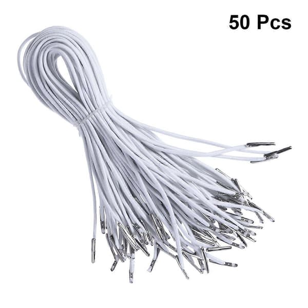 50 STK Håndverk Voksne Pigget Feste Håndverk Elastisk Spole Elastiske Bånd Metallender Søm Elastisk Spole
