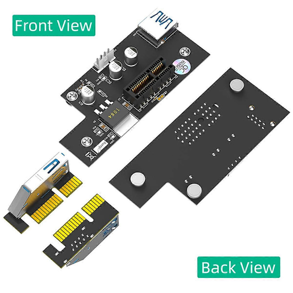 Korkealaatuinen Pci Express Pci-E 1x - 1x/4x/8x/16x Riser -kortti