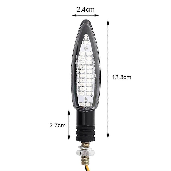 Blinkers LED-lampa E24 Rinnande Vatten Blinkande Indikator För