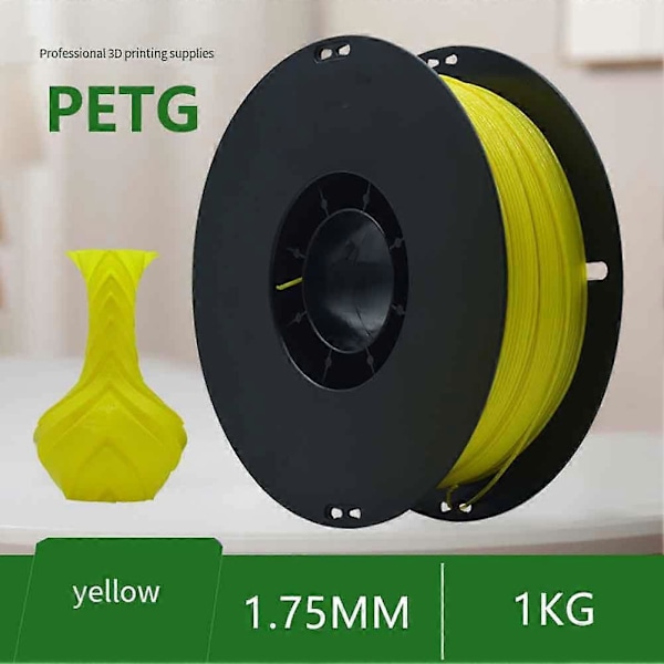 1.75mm 3D-skrivare Normal PLA Filament Gul 1000g Per Spole