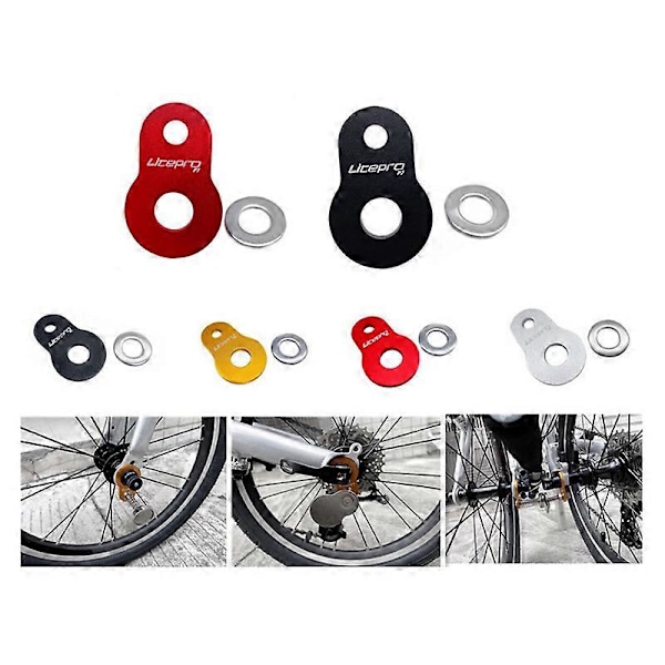 Fällbar Cykel Magnet Adapter Säte för FNHON 1611 Delar Röd
