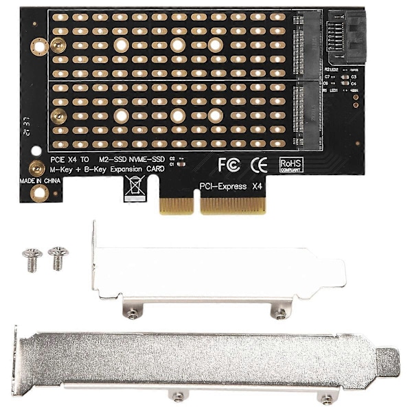 PCIe til M.2/M.2 Adapter M.2 NGFF til Desktop PCIe X4 Adapterkort