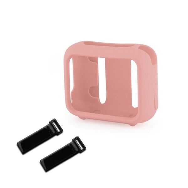 Bærbar silikoneetui til Go 4 beskyttelsescover, pink