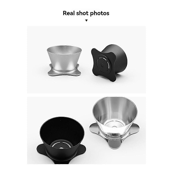Kaffedroppare Häll över Kaffefilter Koppar Kaffefilter Kopp, A