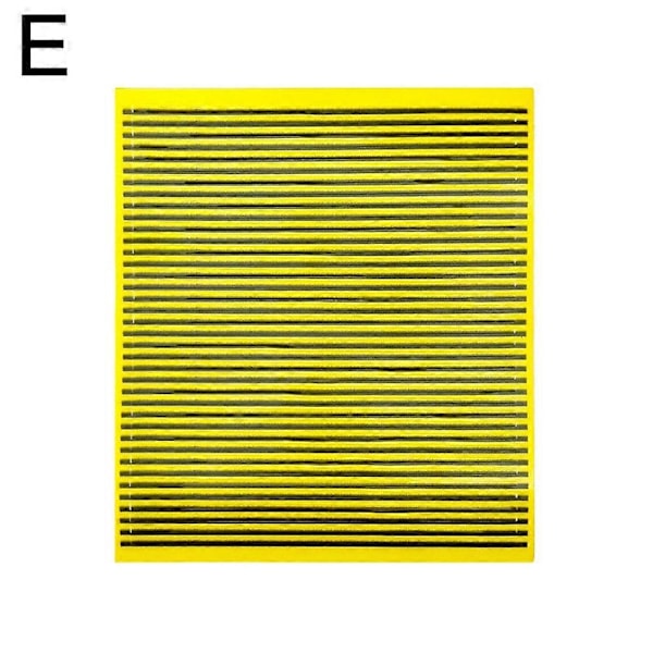 Syntetisk Påfågelfjäderkropp Bug Bond Flugor Flugbindningsmaterial Yellow
