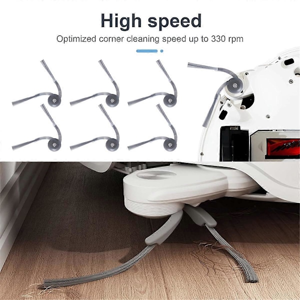 Sidoborstar för Roborock Q Revo Curv Ersättningsdelar