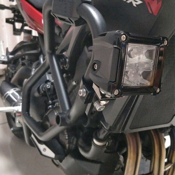 2x Universell Motorcykel Strålkastare Monteringsfäste 50-60mm Justerbar Strålkastarhållare Gaffelklämma