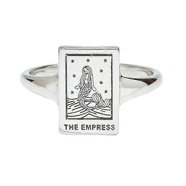 Ring som passar ditt finger, fiskstjärt/sol/måne, ring i legering, astrologi, spådom, magi 1
