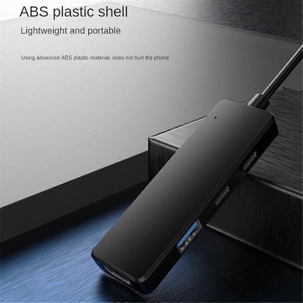 Type C HUB Dock USB C Hub till 4K -Kompatibel USB 3.0 Adapter