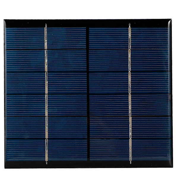 2.5W 6V Mini Polysilisium Solcellepanel DIY Liten Solcellekortmodul for Solarleker Lamper