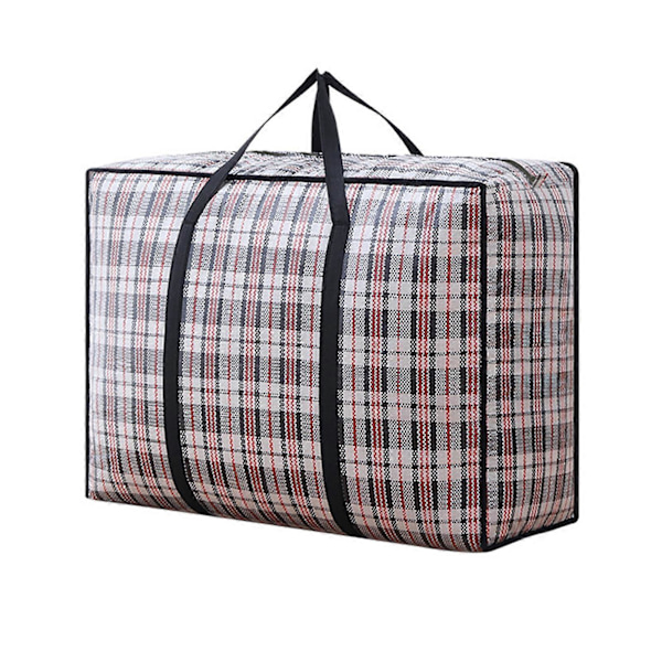 Opbevaringspose til dyner Multifunktionel Super Stor Kapacitet Vævet Fortykkede Dyne Bagage Pakkepose til Hjemmet Black L