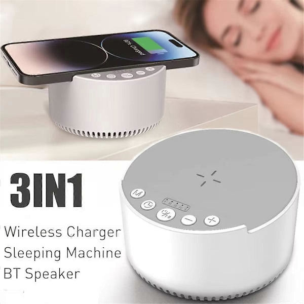 Mini Portabel Vitbrus Bluetooth Högtalare med 15W Laddning