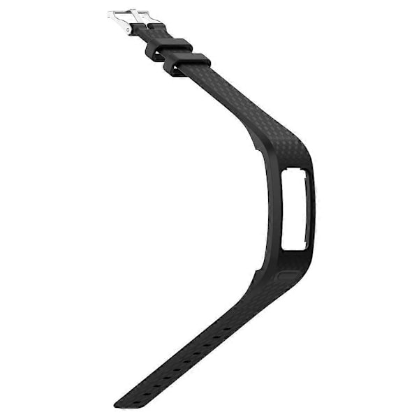 Urrem til ur Fashion Silikone Gummi Urrem Håndledsbælte Armbånd Kompatibel med Garmin vivofit /Vivofit2 (Sort Størrelse Large)