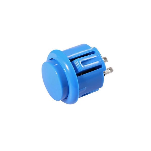 10 kpl Arcade-painikkeita 24 mm:n reagoivat arcade-painikkeet sininen