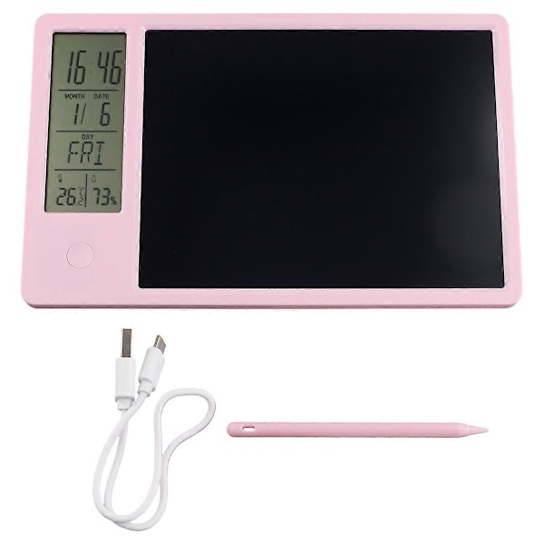 Monitoiminen elektroninen pöytäkalenteri LCD-käsinkirjoitustaulu, C