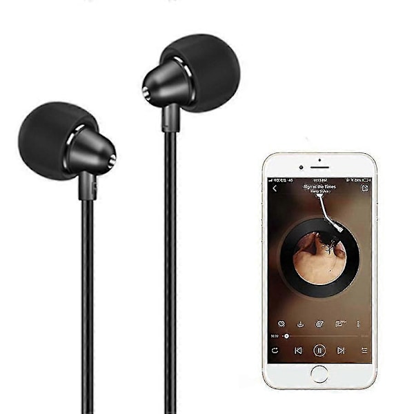 Hörlurar In-ear Phs Kompatibla Med 11 Pro Max X black